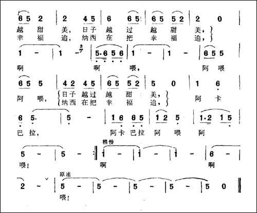 纳西在把幸福追