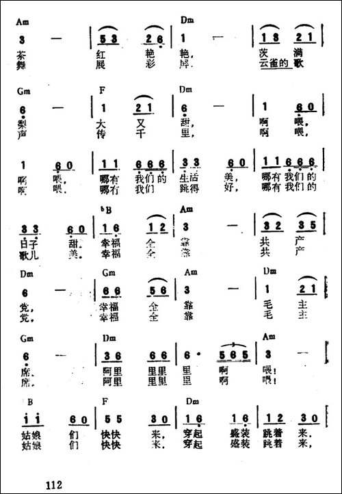阿里里献给毛主席