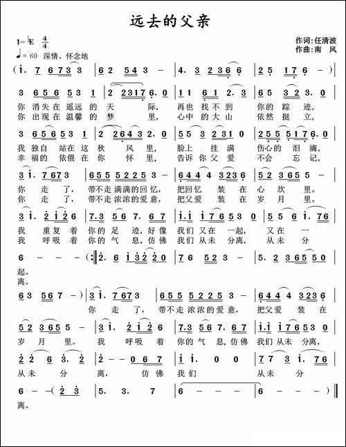 远去的父亲