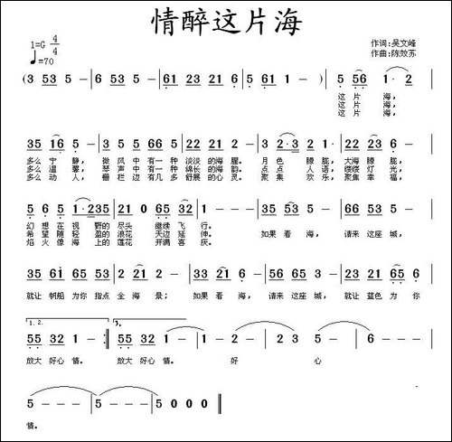 情醉这片海