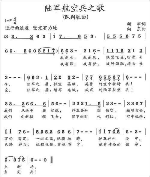 陆军航空兵之歌