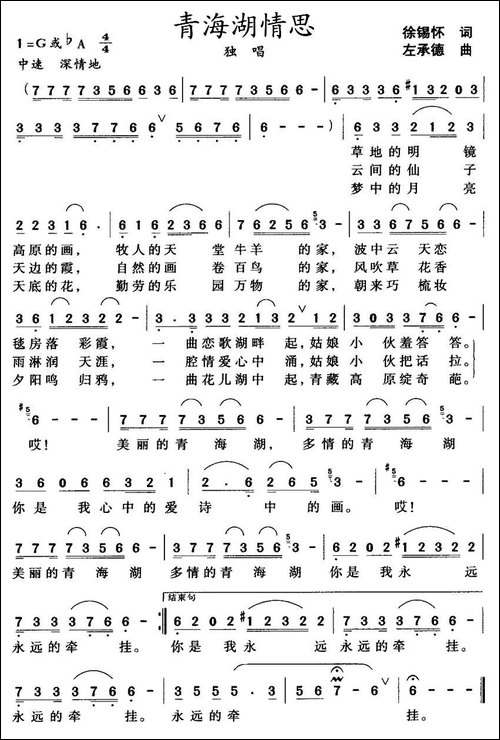 青海湖情思