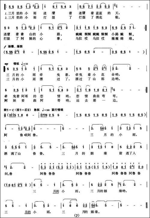 三月的小雨醉畲乡