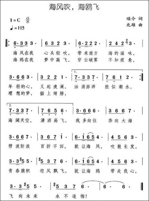海风吹，海鸥飞