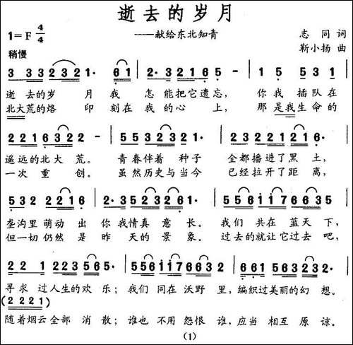 逝去的岁月——献给东北知青
