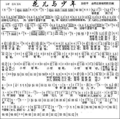 花儿与少年-孙致平改编版