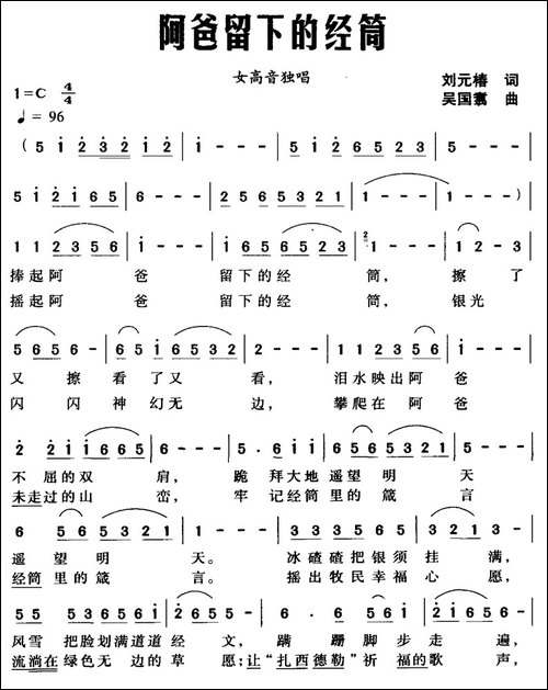阿爸留下的经筒