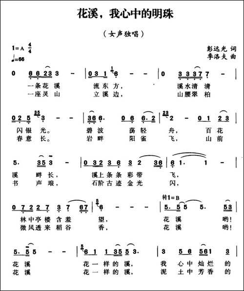 花溪，我心中的明珠