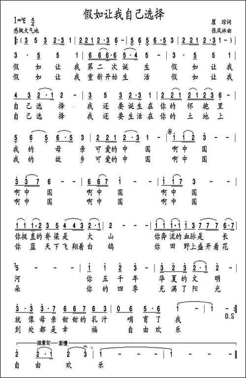 假如让我自己选择