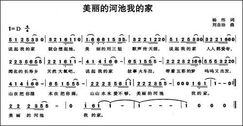 美丽的河池我的家