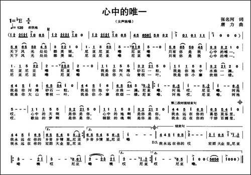 心中的唯一