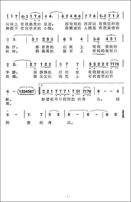 黄河啊，我日夜把您思恋-电视专题艺术片《民族之光》插曲