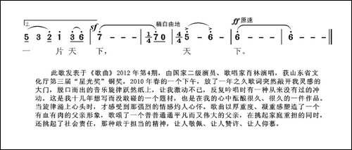 父亲的肩膀-文忠、广礼词-张国良、张艺曲