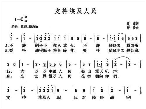 支持埃及人民