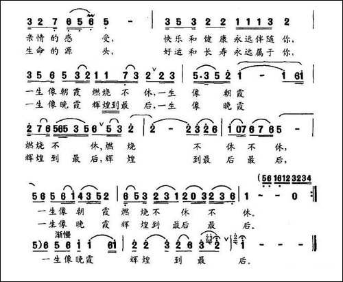 爸爸生日来到的时候