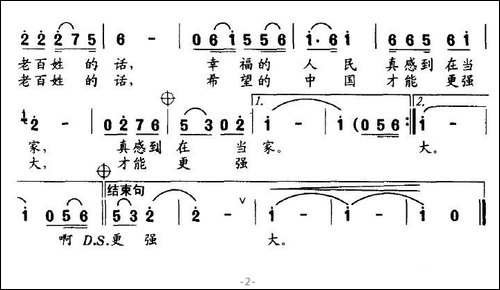 老百姓的话-蒋平、晓雪词-薛清海曲