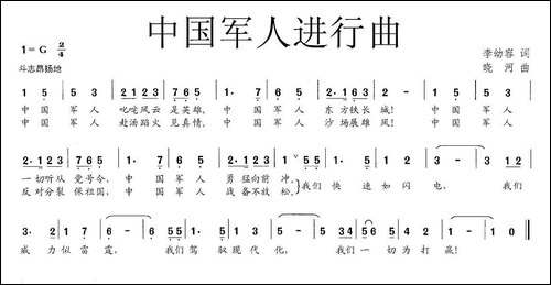 中国军人进行曲