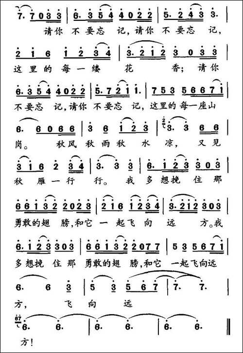 又见秋雁一行行