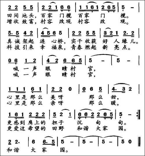 眼镜儿村官