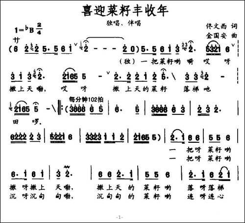 喜迎菜籽丰收年