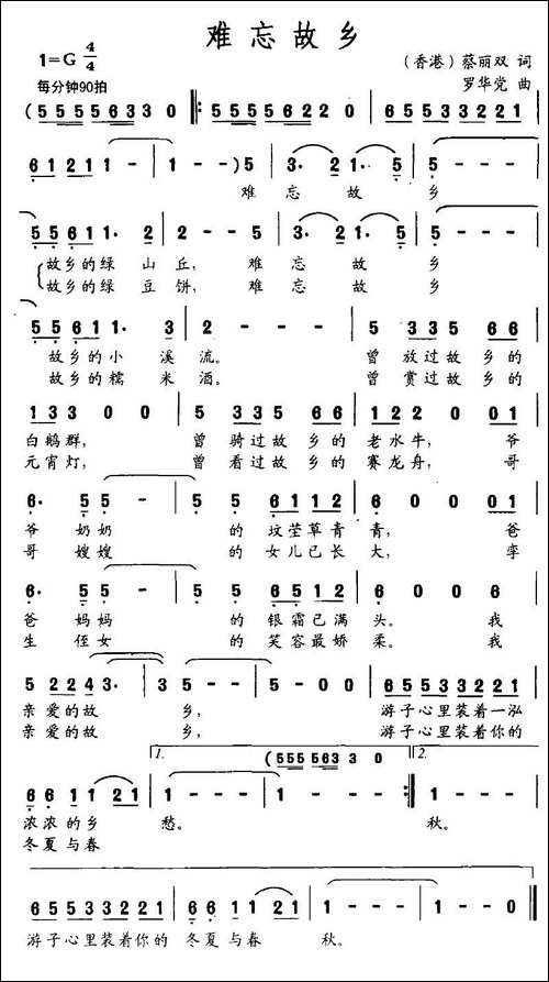 难忘的故乡