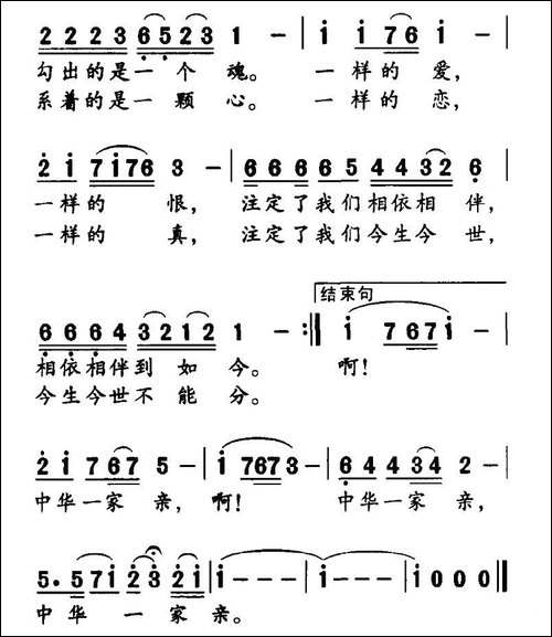 中华一家亲-石顺义词-郭崇勇曲