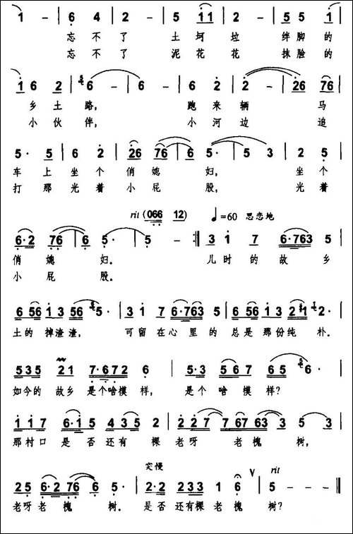 故乡那把土