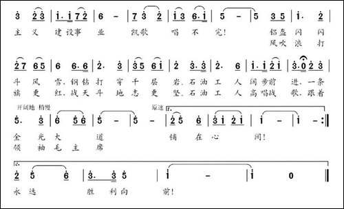 毛主席的光辉照大庆