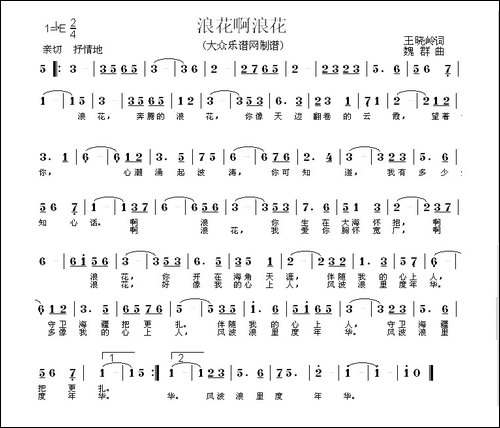 浪花啊，浪花