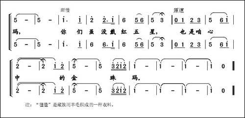 穿氆氇的金珠玛