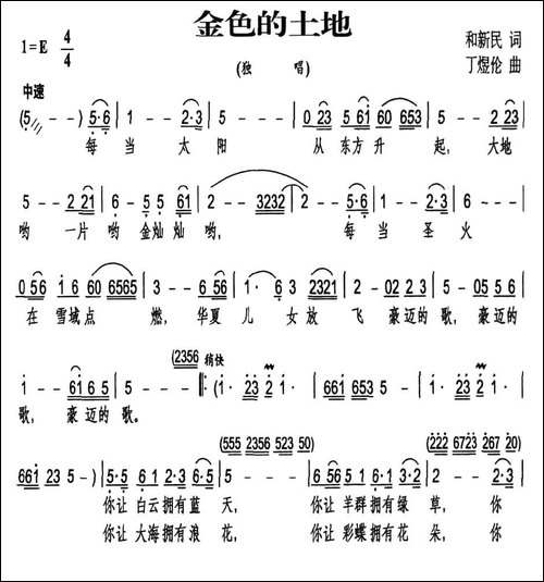 金色的土地