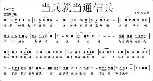 当兵就当通信兵
