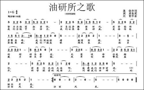 油研所之歌