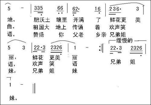 歌唱亲人农民