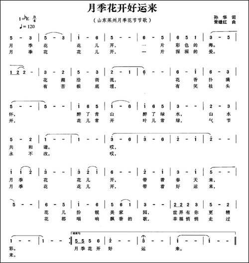 月季花开好运来