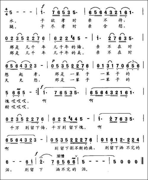 问自己-董伟达词--刘锡泰曲
