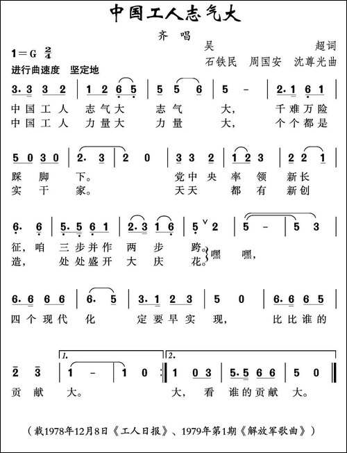 中国工人志气大