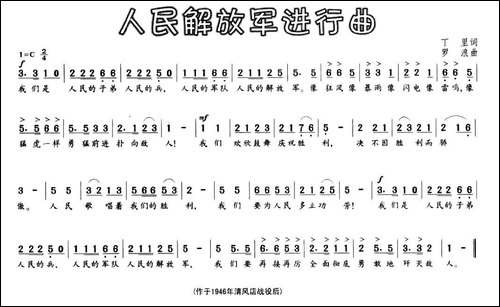人民解放军进行曲