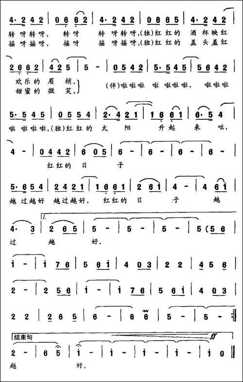 红红的日子-清风词-薛清海曲