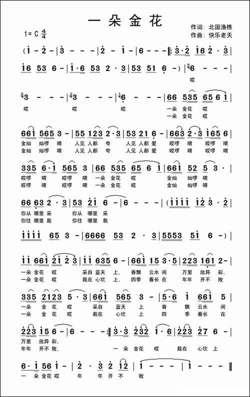 一朵金花