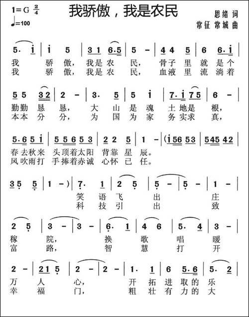 我骄傲，我是农民
