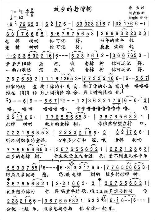 故乡的老樟树