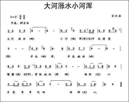 大河涨水小河浑