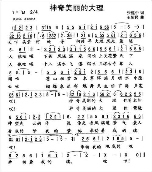 神奇美丽的大理