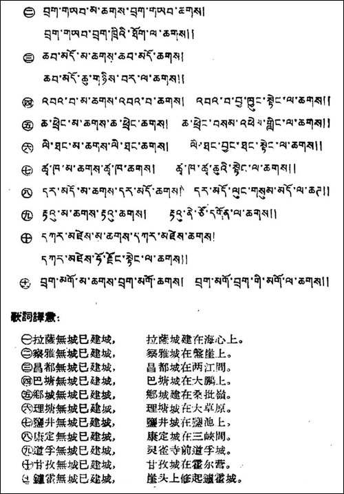 岁郎青博那-二-藏族民歌、藏文及音译版