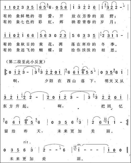 人生有几多回忆-曾腾芳词-刘厚长曲