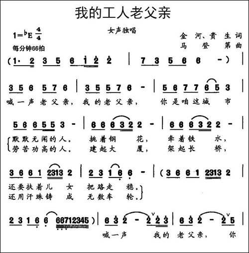 我的工人老父亲
