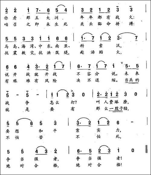 军人-张士燮词-孙文华曲