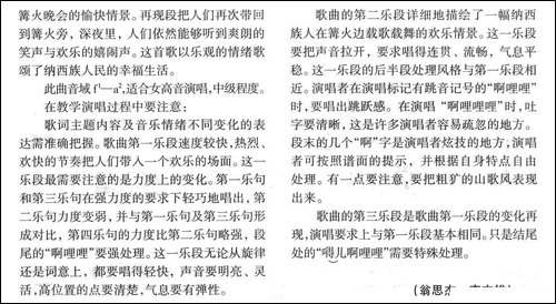 纳西篝火啊哩哩-正谱