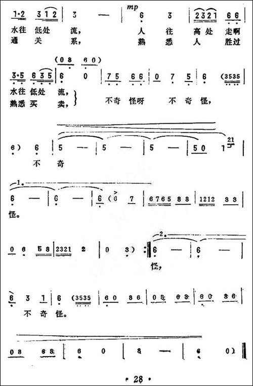 这有啥奇怪-电影《陈奂生上城》插曲